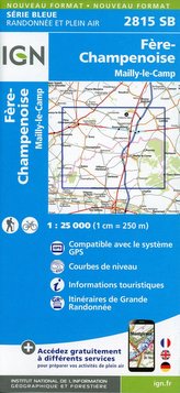 Fère-Champenoise.Mailly-Le-Camp 1:25 000