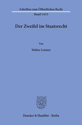 Der Zweifel im Staatsrecht.