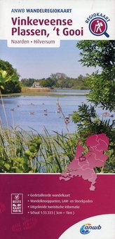 Vinkeveense Plassen, 't Gooi (Naarden / Hilversum) 1 : 33 000