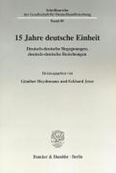 15 Jahre deutsche Einheit