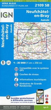 Neufchâtel-en-Bray.Aumale 1:25 000