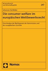 Die consumer welfare im europäischen Wettbewerbsrecht