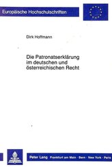 Die Patronatserklärung im deutschen und österreichischen Recht