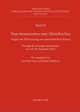 Vom Aramäischen zum Alttürkischen