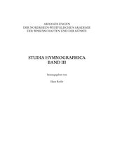 Studia Hymnographica III