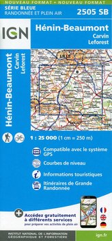Hénin-Beaumont.Carvin.Leforest 1:25 000