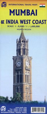 Mumbai (Bombay) City Map  (INDIA) 1 : 12 000