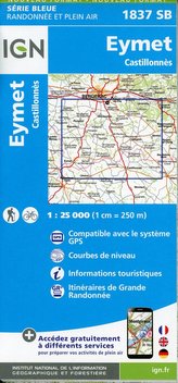 Eymet-Castillonnès 1:25 000