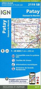 Patay.Ouzouer-le-Marché 1:25 000