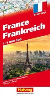 Frankreich Strassenkarte 1 : 1 000 000