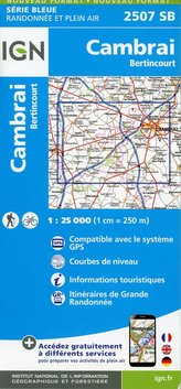 Cambrai.Bertincourt 1:25 000