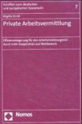 Private Arbeitsvermittlung