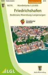Friedrichshafen - Bodensee, Meersburg, Langenargen 1 : 25 000