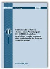 Bestimmung der Sicherheitselemente für die Anwendung von DIN EN 1993-6: Kranbahnen - Ausarbeitung eines Vorschlags und einer Beg