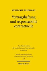 Vertragshaftung und responsabilité contractuelle