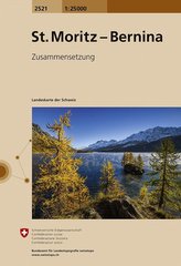 Swisstopo 1 : 25 000 St. Moritz Bernina