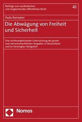Die Abwägung von Freiheit und Sicherheit