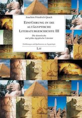 Einführung in die altägyptische Literaturgeschichte 3