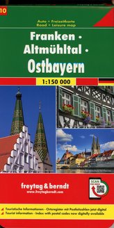 Franken - Altmühltal - Ostbayern, Autokarte 1:150 000, Blatt 10