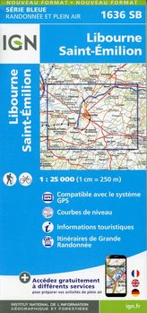 Libourne.Saint-Emilion 1:25 000