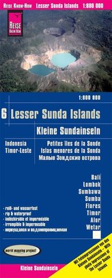 Reise Know-How Landkarte Kleine Sundainseln / Lesser Sunda Islands (1:800.000) - Bali, Lombok, Sumbawa, Sumba, Flores, Timor, Al