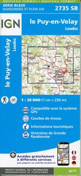 le Puy-en-Velay-Loudes 1:25 000