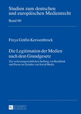 Die Legitimation der Medien nach dem Grundgesetz