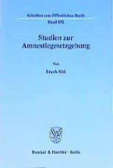 Studien zur Amnestiegesetzgebung