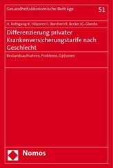 Differenzierung privater Krankenversicherungstarife nach Geschlecht