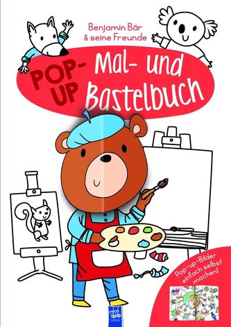 Pop-Up Mal-u. Bastelbuch Bär Pop-Up Mal-u. Bastelbuch Bär