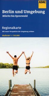 ADAC Regionalkarte Blatt 6 Berlin und Umgebung Müritz bis Spreeewald 1:150 000