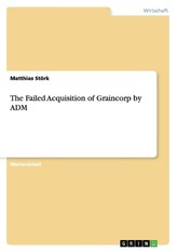 The Failed Acquisition of Graincorp by ADM