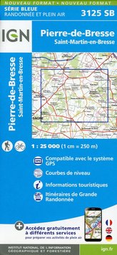 Pierre-de-Brese/Sankt-Martin-en-Brese 1:25.000