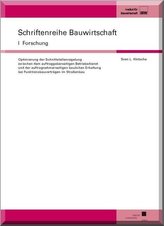 Optimierung der Schnittstellenregelung zwischen dem auftraggeberseitigen Betriebsdienst und der auftragnehmerseitigen baulichen 