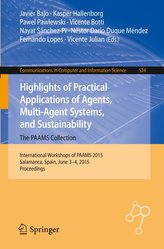 Highlights of Practical Applications of Agents, Multi-Agent Systems, and Sustainability - The PAAMS Collection
