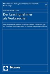 Der Leasingnehmer als Verbraucher