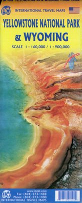 Yellowstone Nantional Park  & Wyoming 1:160 000