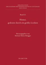 Homer, gedeutet durch ein großes Lexikon