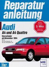 Audi A4 und A4 Quattro. Vierzylinder ab November 1994