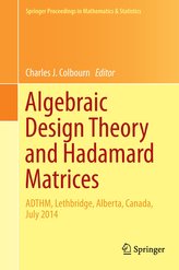 Algebraic Design Theory and Hadamard Matrices