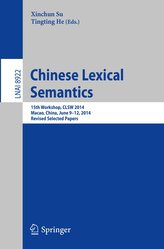 Chinese Lexical Semantics