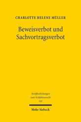 Beweisverbot und Sachvortragsverbot