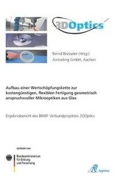 3DOptics - Aufbau einer Wertschöpfungskette zur kostengünstigen, flexiblen Fertigung geometrisch anspruchsvoller Mikrooptiken au