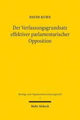 Der Verfassungsgrundsatz effektiver parlamentarischer Opposition