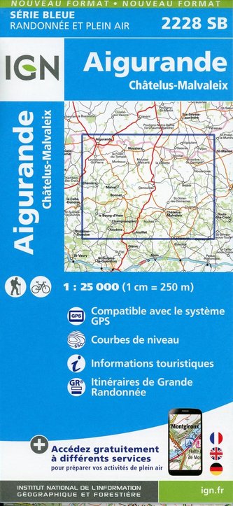 Aigurande.Châtelus-Malvaleix 1:25 000 Aigurande.Châtelus-Malvaleix 1:25 000