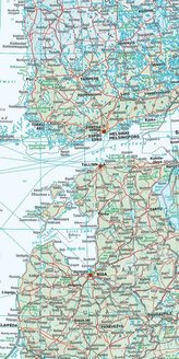 KuF Europa physikalisch 1 : 1 500 000. Planokarte laminiert