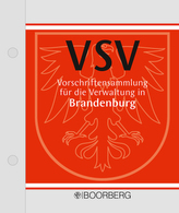 Vorschriftensammlung für die Verwaltung Brandenburg (VSV), 2 Ordner (Pflichtabnahme)