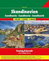 Skandinavien Superatlas, Autoatlas 1:250.000 - 1:400.000