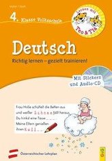Lernen mit Teo und Tia Deutsch - 4. Klasse Volksschule mit CD