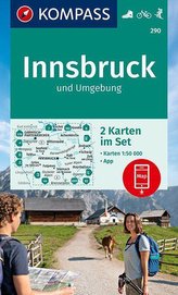 KOMPASS Wanderkarte Innsbruck und Umgebung